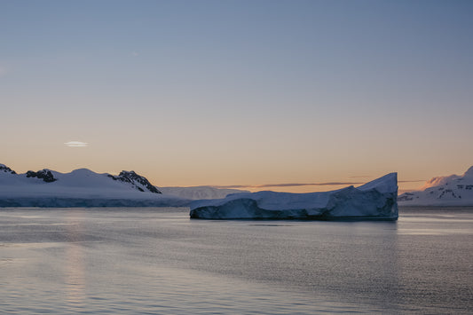 "Iceberg au sunset"